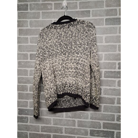 Pendleton Vintage Y2K knit Womens White & Black Crew Neck  Sweater Size Small - Picture 5 of 11